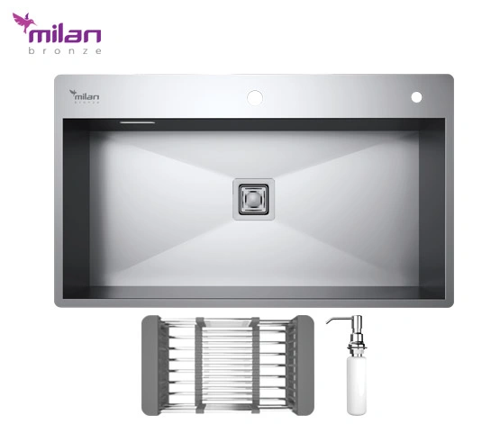 سینک ظرفشویی توکار استیل میلان مدل 4090