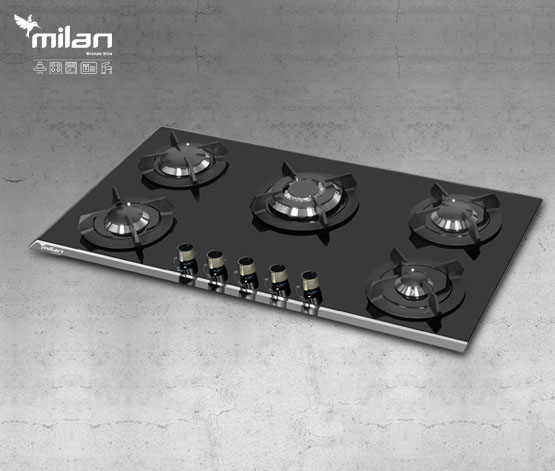 اجاق گاز رو میزی میلان مدل G309M شیشه ای