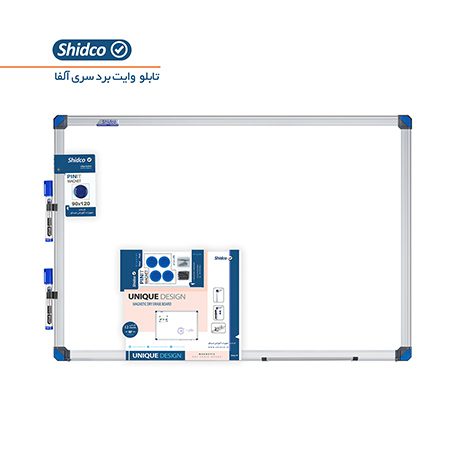 وایت برد مغناطیسی دلتا ابعاد 40*30 شیدکو — تصویر ۳