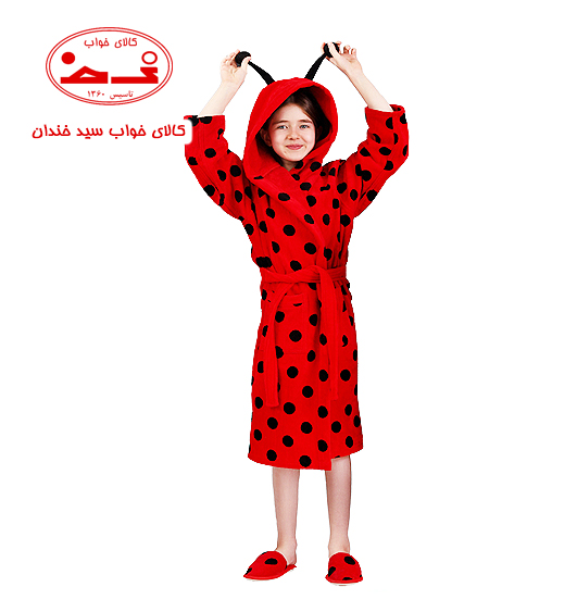حوله پالتویی کودک کفشدوزک