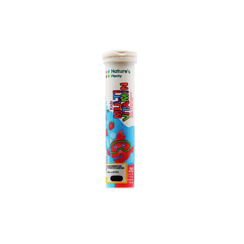 قرص جوشان مولتی ویتامین کودکان نیچرز پلنتی / MULTI VITAMIN Nature`s plenty
