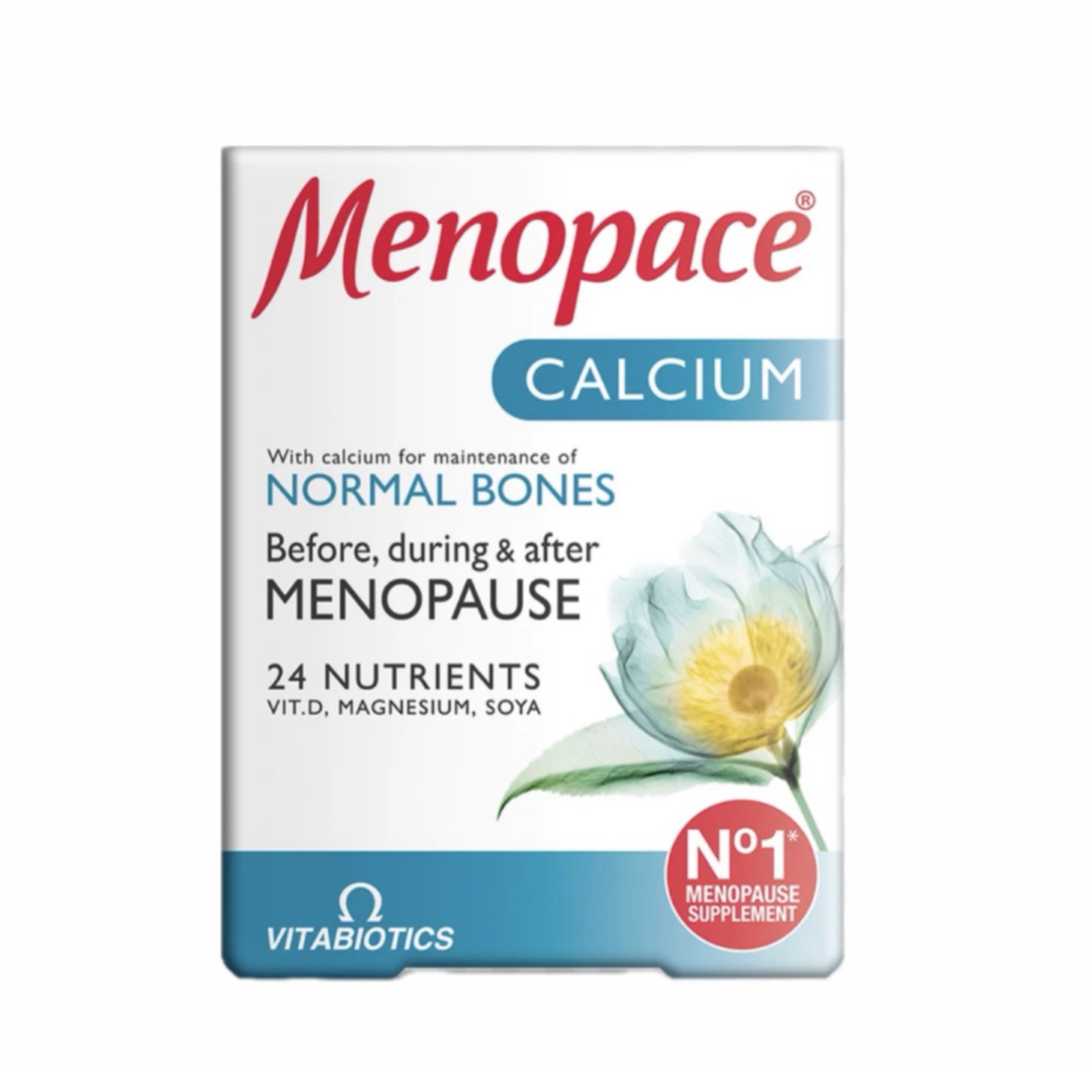 قرص منوپیس کلسیم ویتابیوتیکس Menopace Calcium مکمل دوران یائسگی