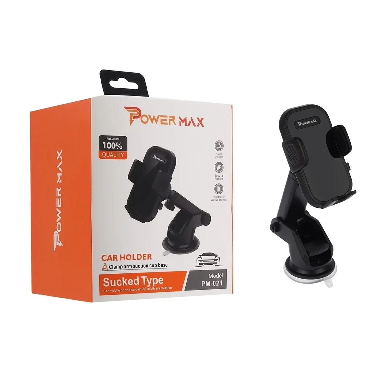 هولدر گوشی موبایل پایه دار Power Max مدل PM-021 – مشکی