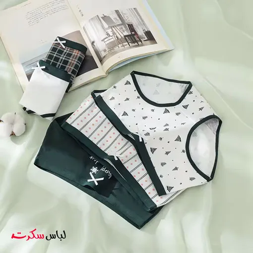 شورت نخی سایز بزرگ بسته 2 عددی lsb003 — تصویر ۵