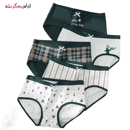 شورت نخی سایز بزرگ بسته 2 عددی lsb003 — تصویر ۲