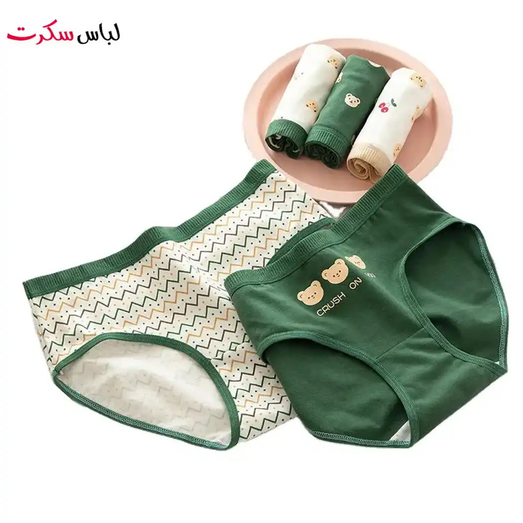 شورت نخی زنانه بسته 2 عددی lebassecret2052 — تصویر ۲