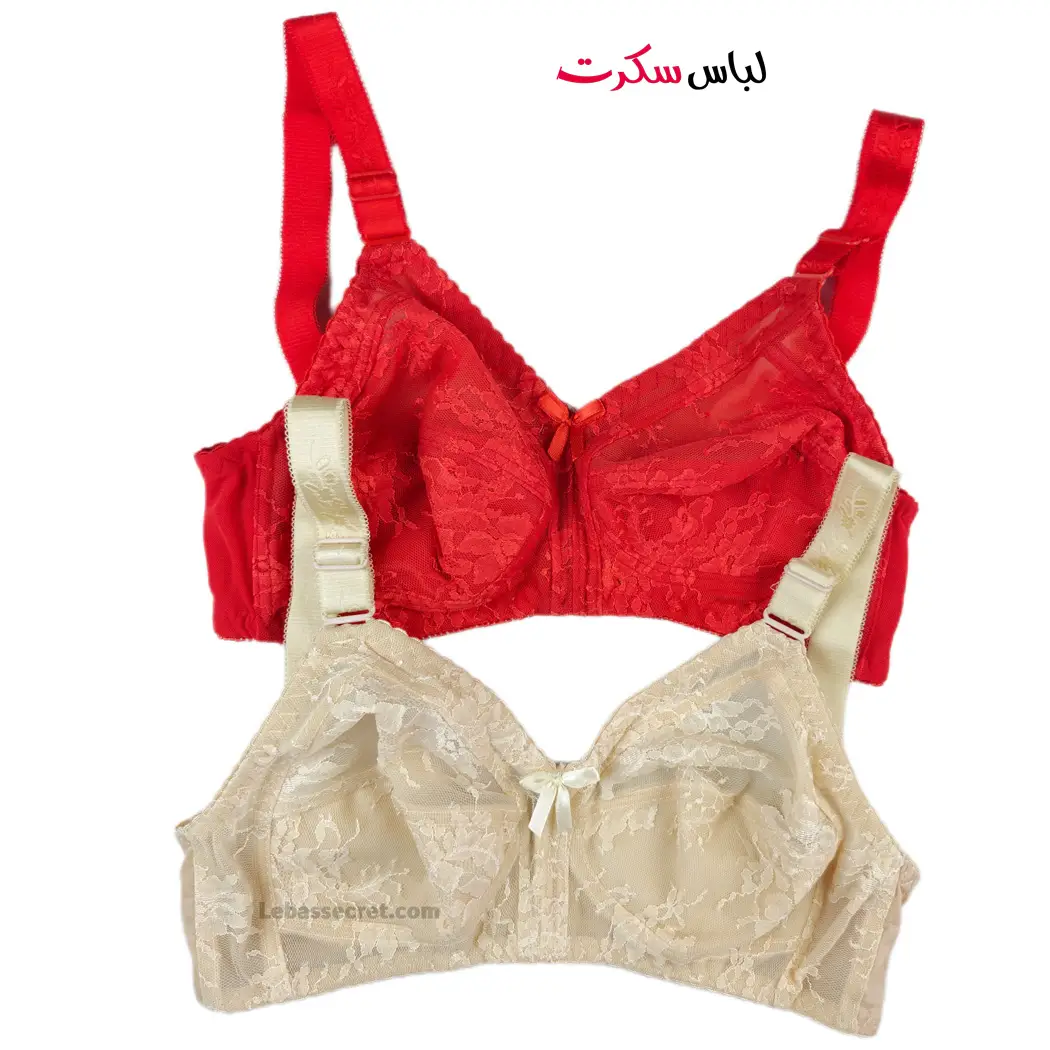 سوتین بدون فنر لیفت دهنده توری ls553 — تصویر ۳