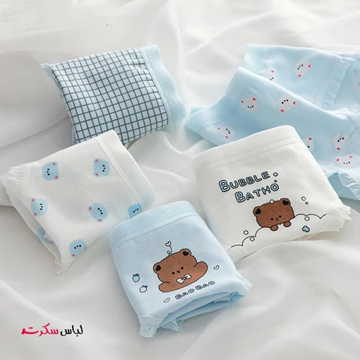 شورت نخی سایز بزرگ بسته 2 عددی lsb002 — تصویر ۴