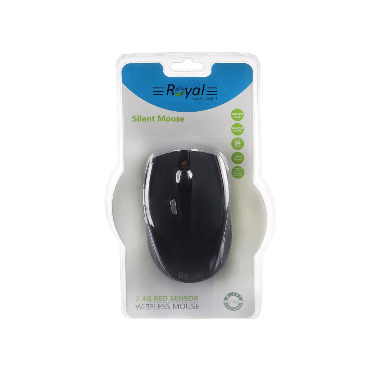 ماوس بی سیم Royal مدل MW-217 – مشکی – RYL