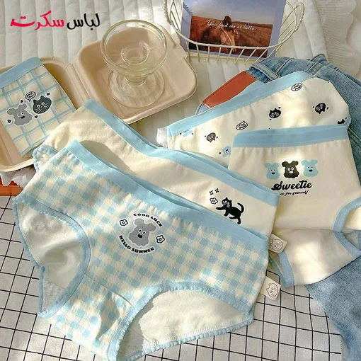 شورت عروسکی زنانه بسته 3عددی ls0244 — تصویر ۵