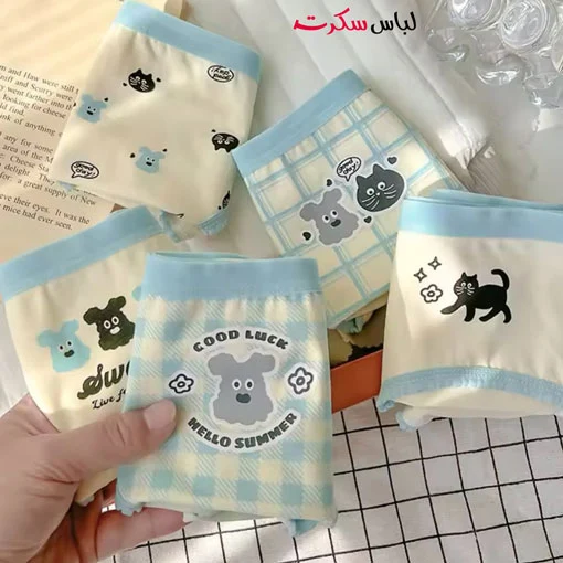 شورت عروسکی زنانه بسته 3عددی ls0244 — تصویر ۳