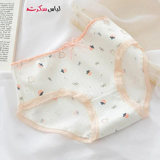 شورت نخ پنبه زنانه بسته 2عددی ls00313 — تصویر ۴