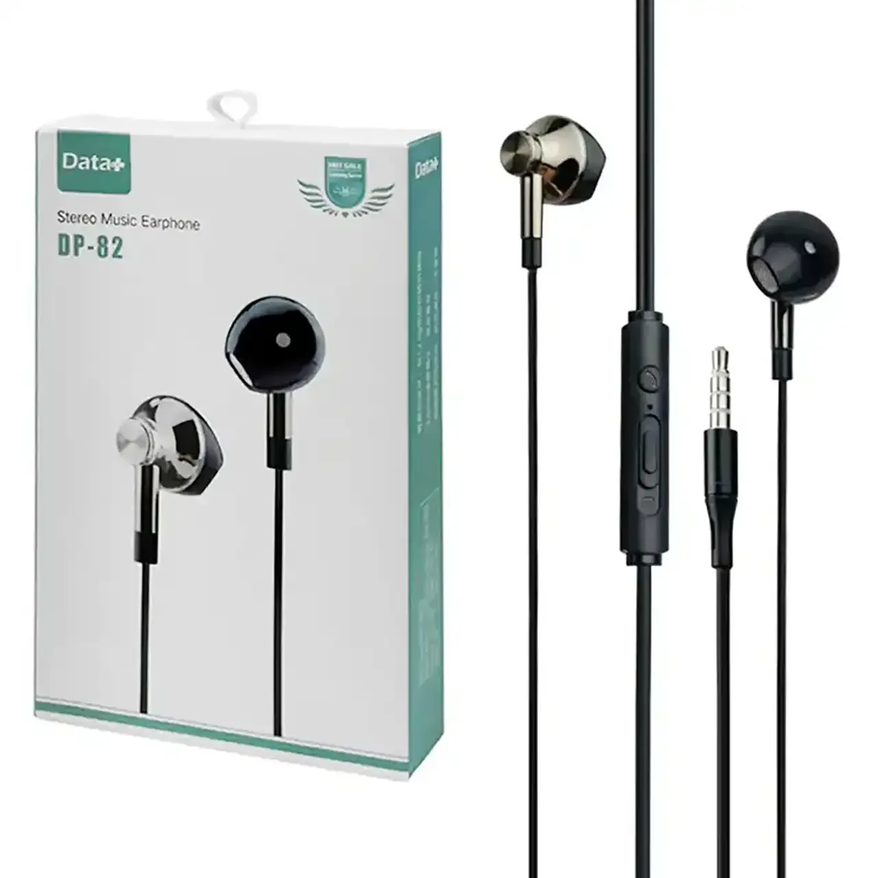 هندزفری با سیم Data Plus مدل DP-82 – مشکی – DST (گارانتی شش ماهه)