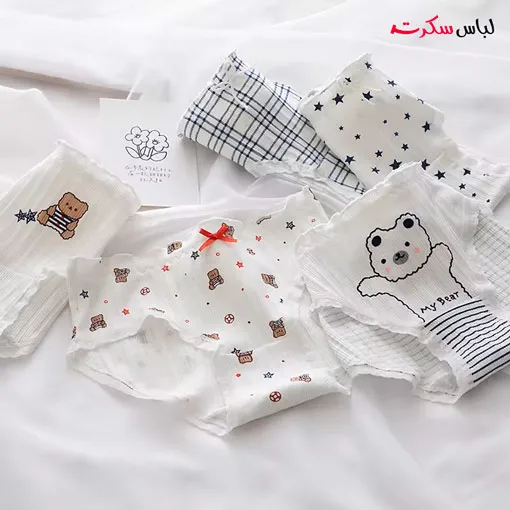 شورت نخی سایز بزرگ بسته 2 عددی lsb004 — تصویر ۲