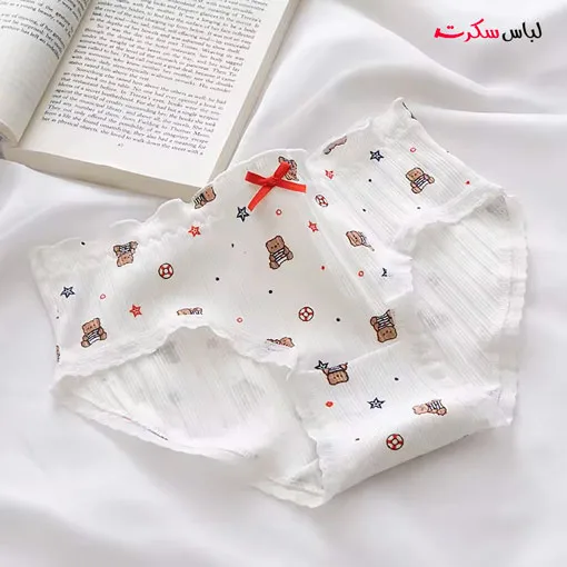 شورت نخی سایز بزرگ بسته 2 عددی lsb004 — تصویر ۵