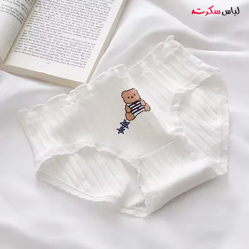 شورت نخی سایز بزرگ بسته 2 عددی lsb004 — تصویر ۳