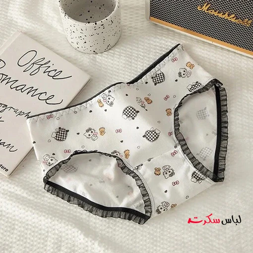 شورت فانتزی کیتی بسته 3عددی ls469 — تصویر ۴