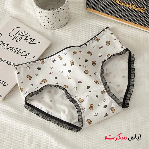 شورت فانتزی کیتی بسته 3عددی ls469 — تصویر ۳