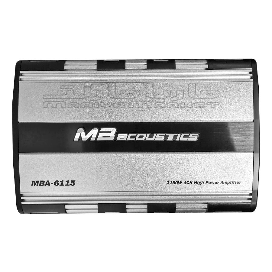 آمپلی فایر 4 کانال ام بی اکوستیک مدل MBA-6115 — تصویر ۵
