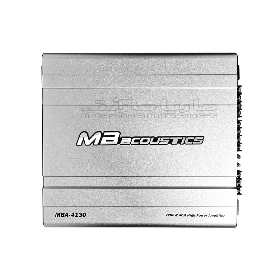 آمپلی فایر 4 کانال ام بی اکوستیک مدل MBA-4130 — تصویر ۵