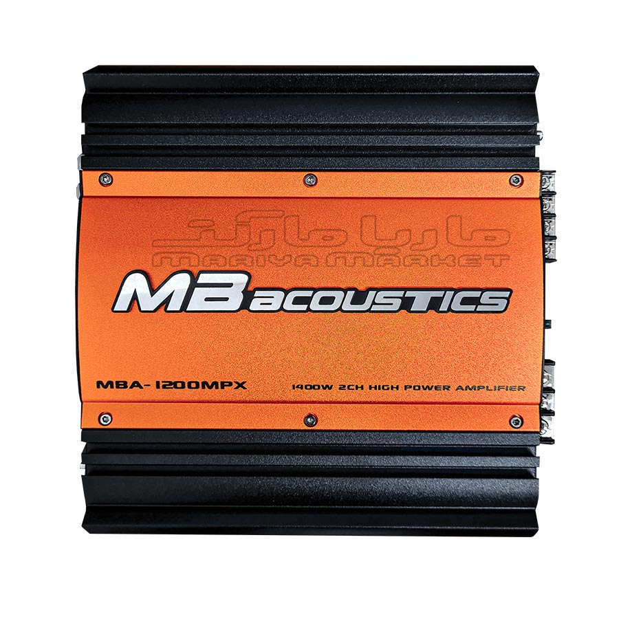 آمپلی فایر 2 کانال ام بی اکوستیک مدل MBA-1200MPX — تصویر ۵