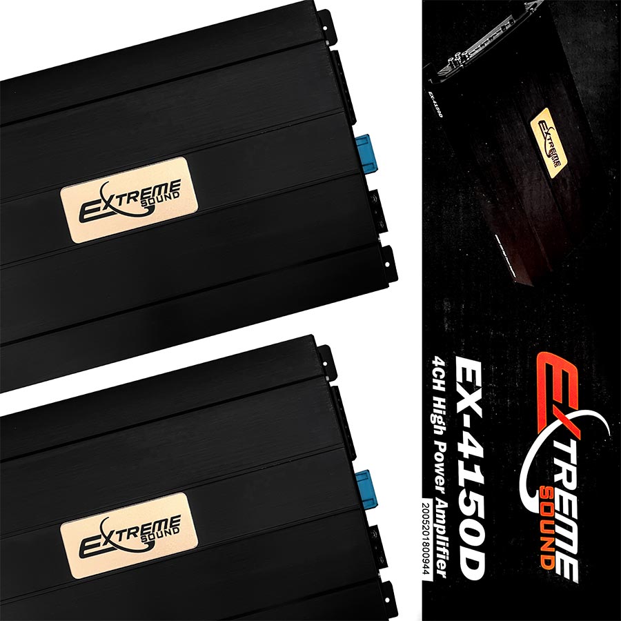 آمپلی فایر 4 کانال ام بی اکوستیک مدل EXTREME MBA4150D — تصویر ۲