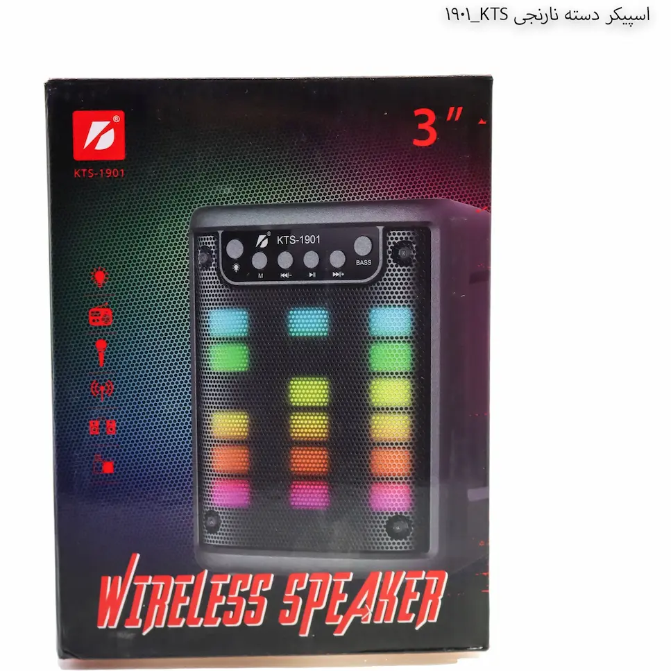 اسپیکر بلوتوثی قابل حمل KTS-1901 — تصویر ۲