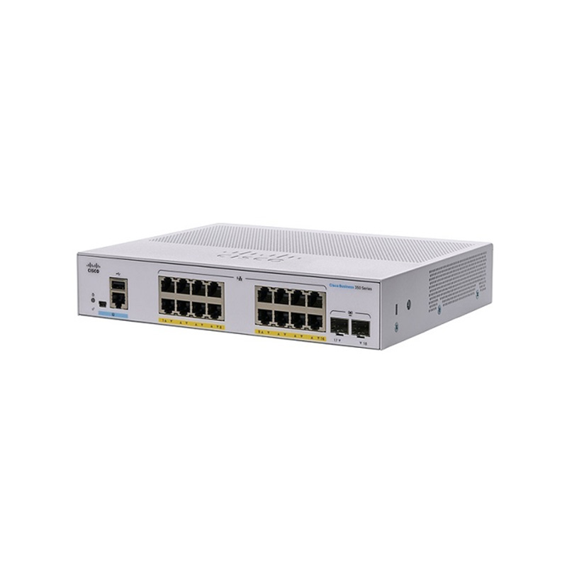 سوئیچ شبکه 16 پورت POE سیسکو CBS350-16FP-2G در بازار شبکه