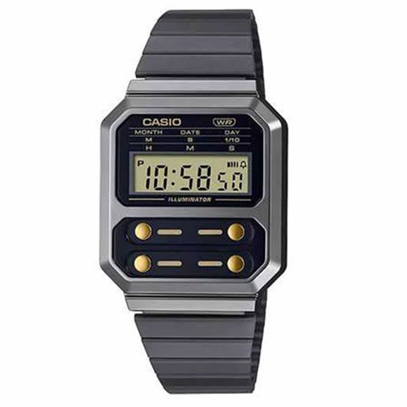 ساعت کاسیو Casio یونیسکس مدل A100WEGG-1A2DF