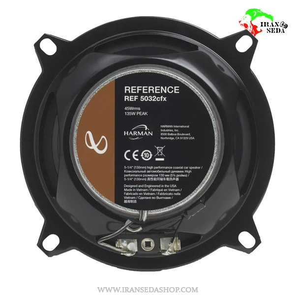 بلندگو گرد اینفینیتی مدل infinity ref 5032cfx سایز 5 اینچ با یک سال گارانتی صوت ایران کیش — تصویر ۳