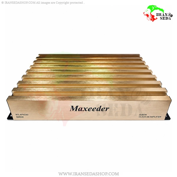 آمپلی فایر 4 کانال مکسیدر مدل maxeeder bm606 — تصویر ۲