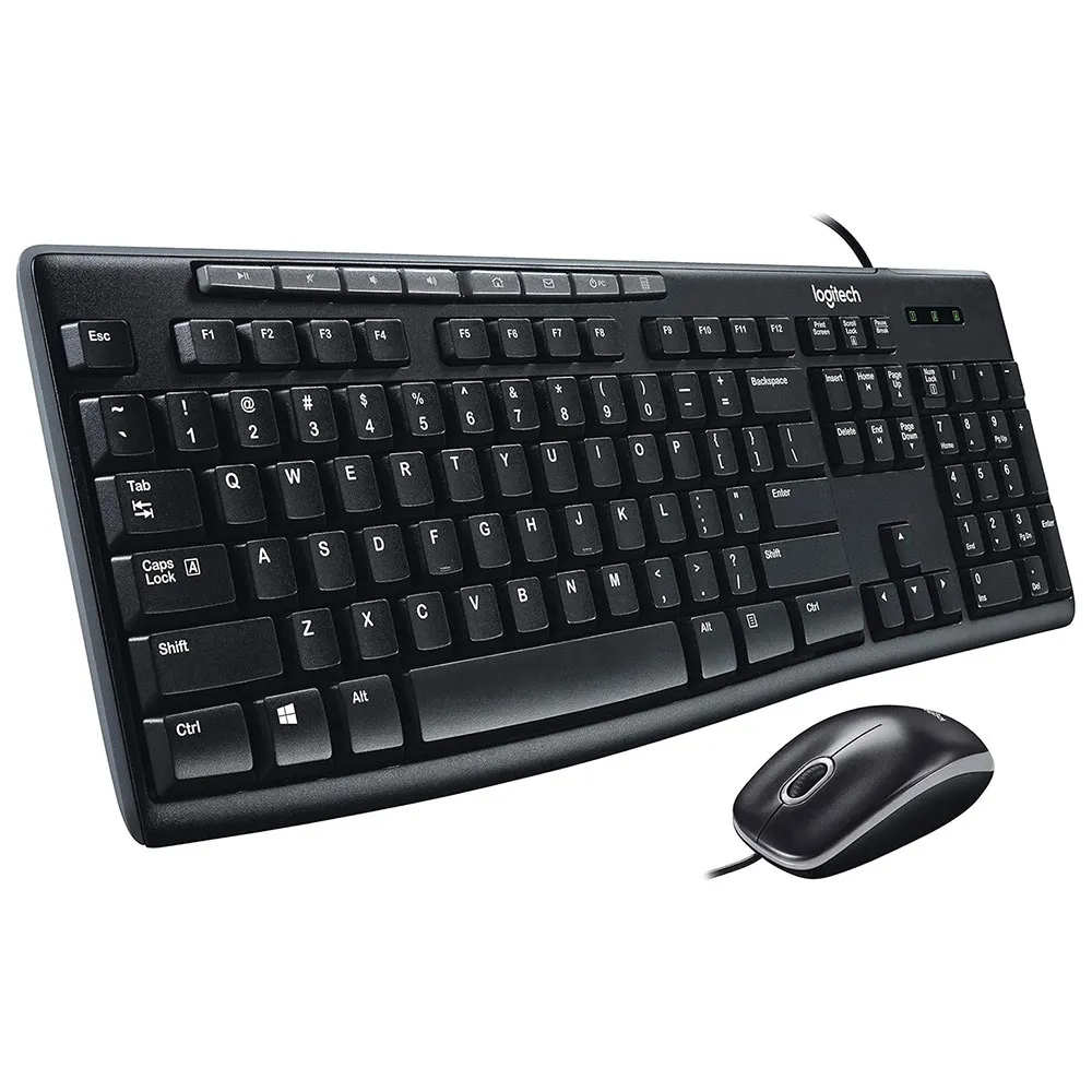 کیبورد و ماوس باسیم لاجیتک MK200 USB