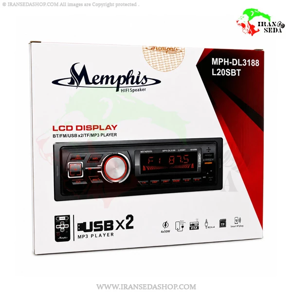 پخش پنل جدا ممفیس مدل memphis l20sbt — تصویر ۴