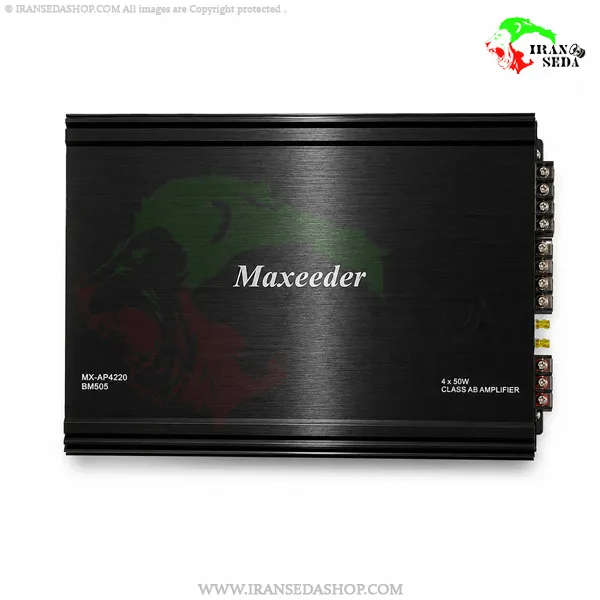 آمپلی فایر 4 کانال مکسیدر مدل maxeeder bm505 — تصویر ۲