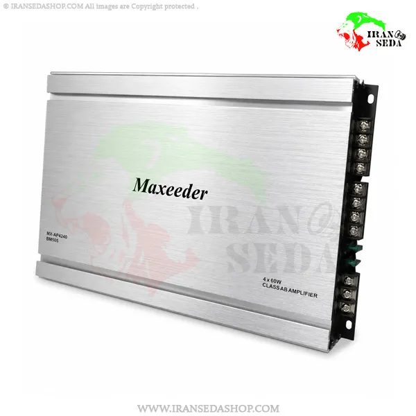 آمپلی فایر 4 کانال مکسیدر مدل maxeeder bm605 — تصویر ۲