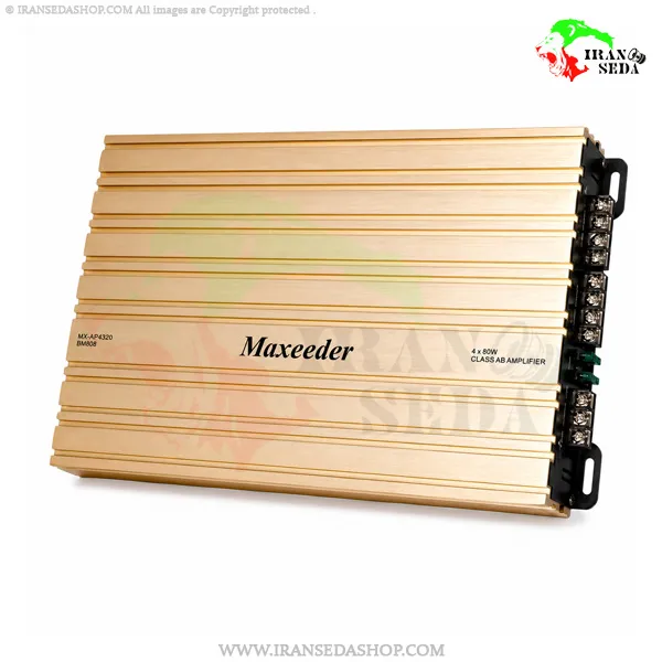 آمپلی فایر 4 کانال مکسیدر مدل maxeeder bm808 — تصویر ۲