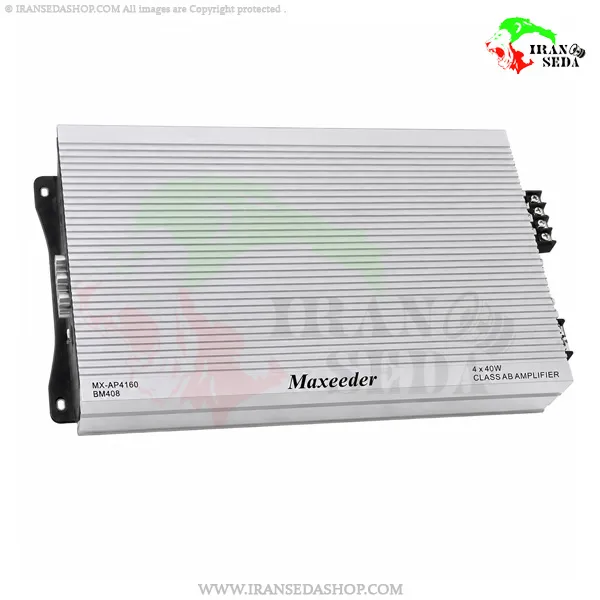 آمپلی فایر 4 کانال مکسیدر مدل maxeeder bm408 — تصویر ۲