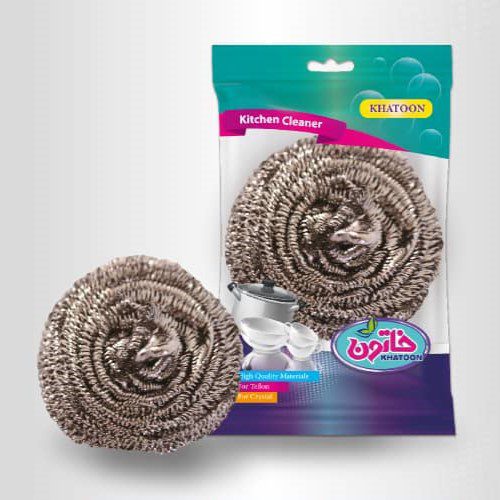 سیم ظرفشویی 40 گرم (خاتون) — تصویر ۲