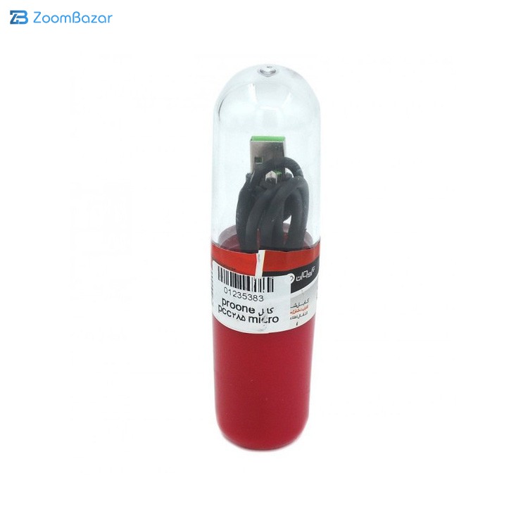 کابل تبدیل USB به microUSB پرووان مدل PCC285 طول 1 متر — تصویر ۵