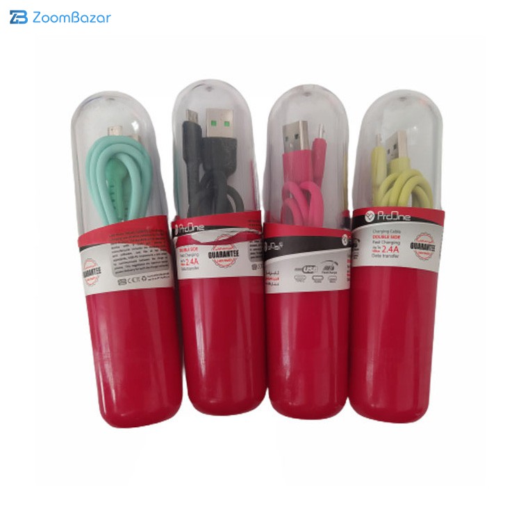 کابل تبدیل USB به microUSB پرووان مدل PCC285 طول 1 متر — تصویر ۳