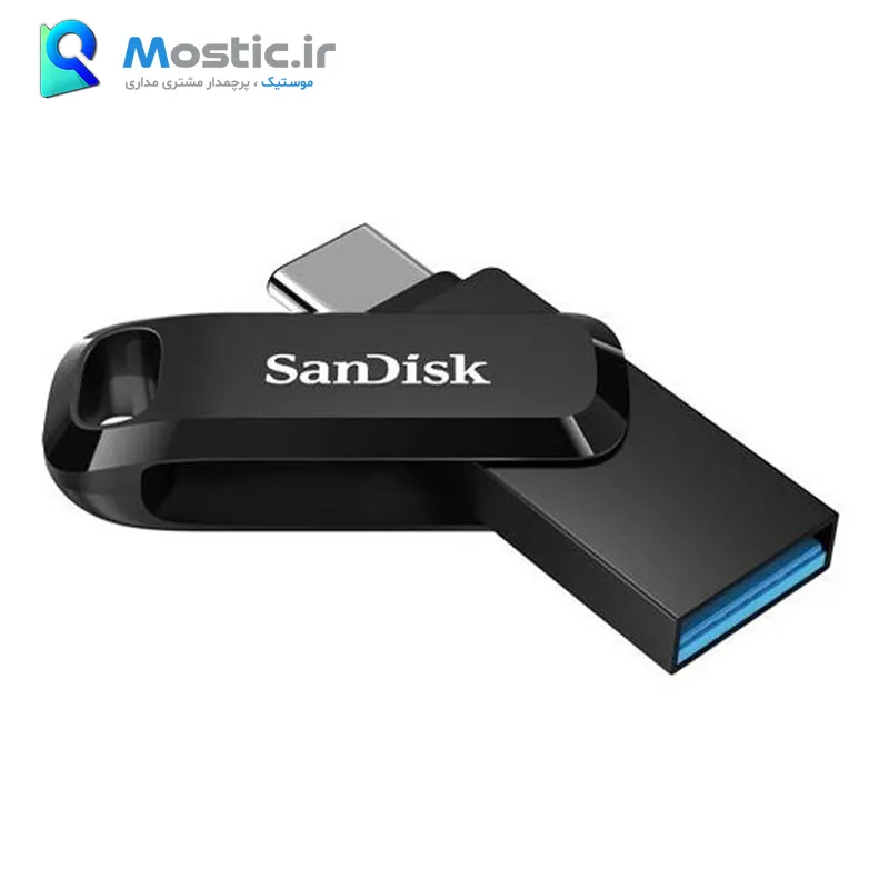 فلش مموری سن دیسک USB 3.2 مدل Ultra Dual Drive Go Type-C ظرفیت 128 گیگابایت — تصویر ۳