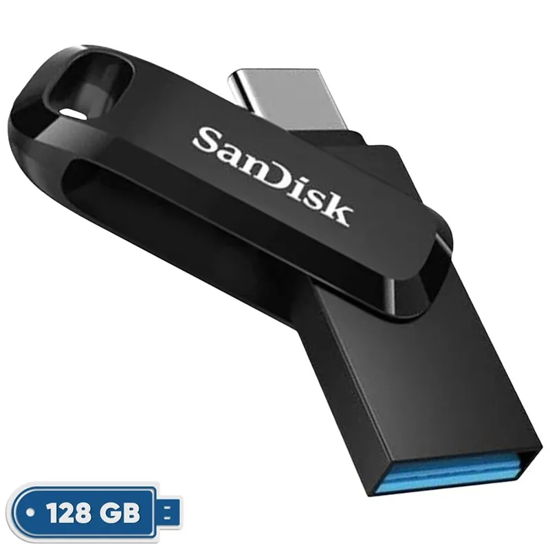 فلش مموری سن دیسک USB 3.2 مدل Ultra Dual Drive Go Type-C ظرفیت 128 گیگابایت — تصویر ۲