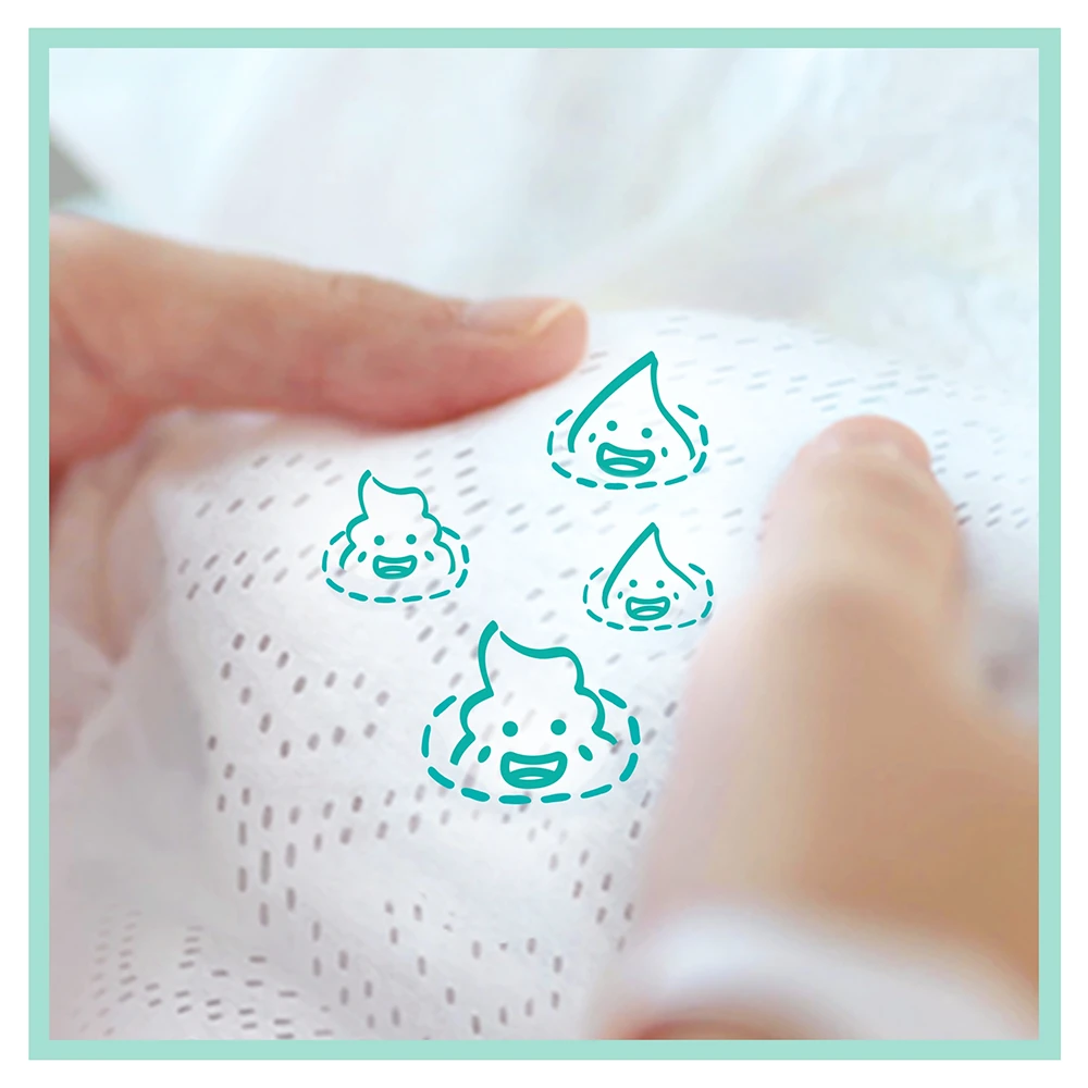 پوشک بچه پمپرز لهستان مدل premium care سایز 0 بسته 30 عددی — تصویر ۵