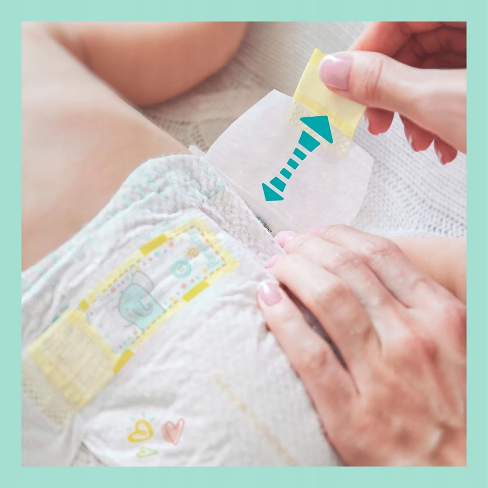 پوشک بچه پمپرز لهستان مدل premium care سایز 0 بسته 30 عددی — تصویر ۳