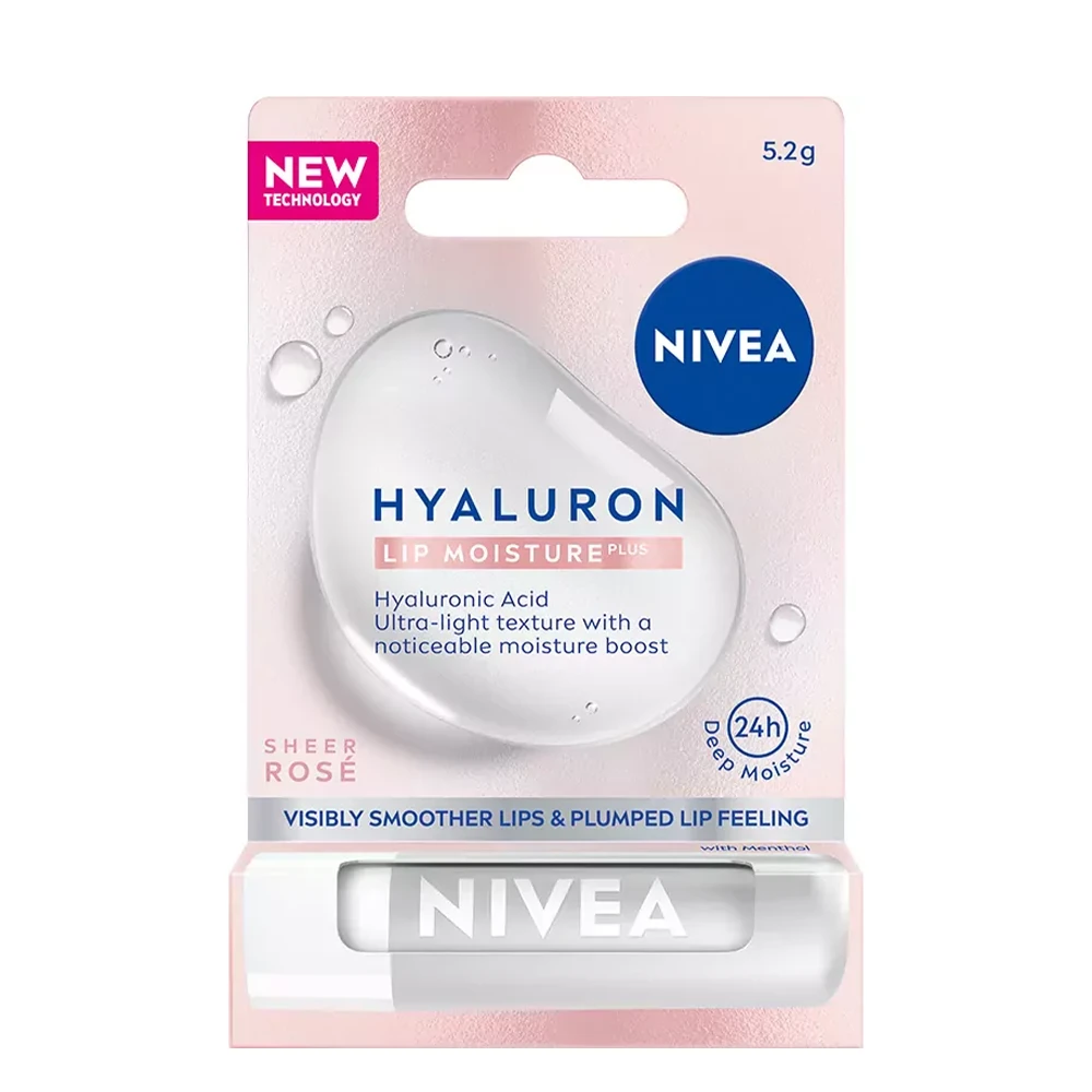 بالم لب مرطوبکننده نیوا مدل HYALURON SHEER ROSE وزن 5.2 گرم