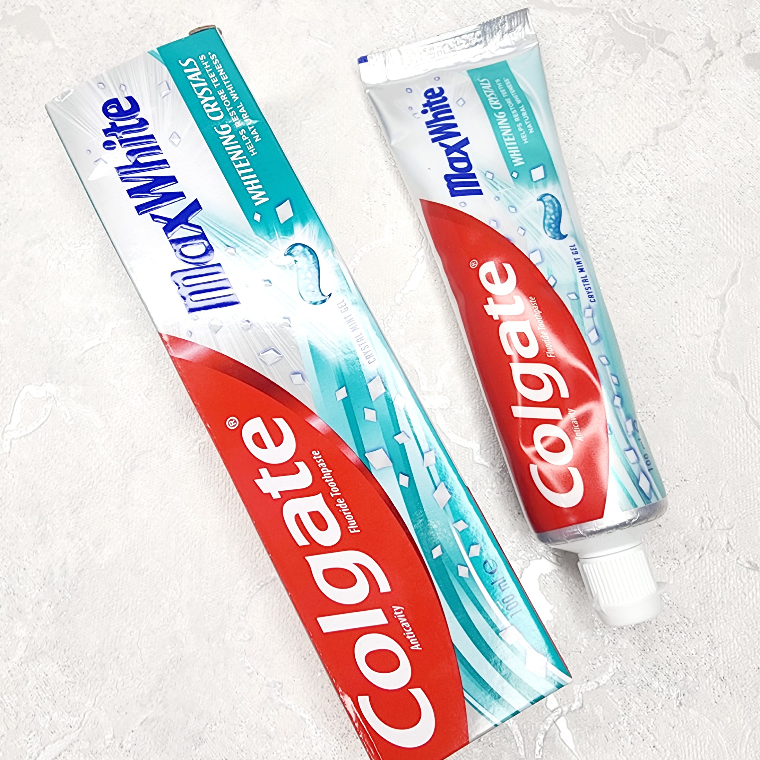 خمیر دندان سفیدکننده کلگیت Colgate سری Max White مدل Whitening Crystals — تصویر ۲