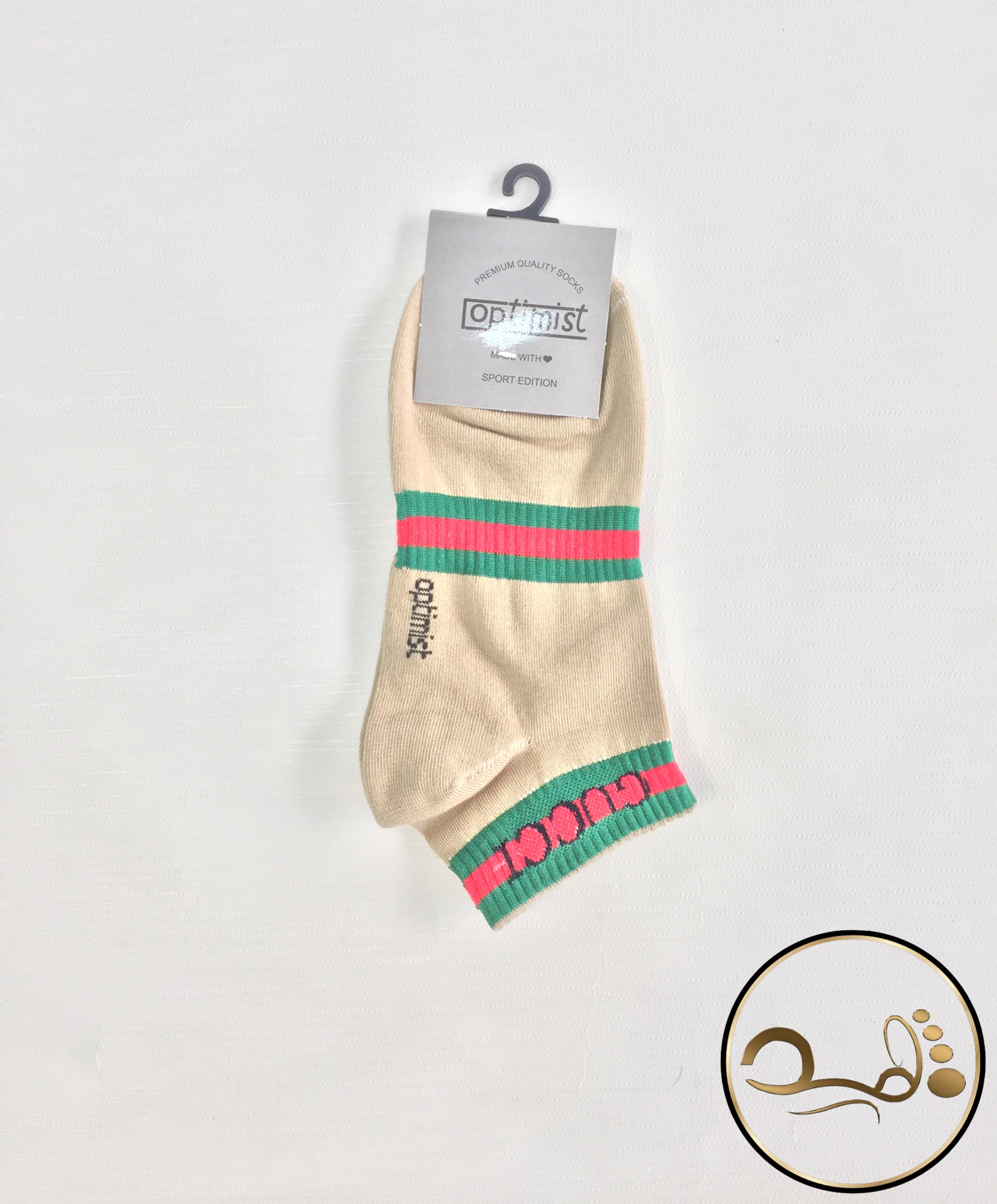 جوراب مچی اسپرت کف کش برند Optimist طرح گوچی — تصویر ۲