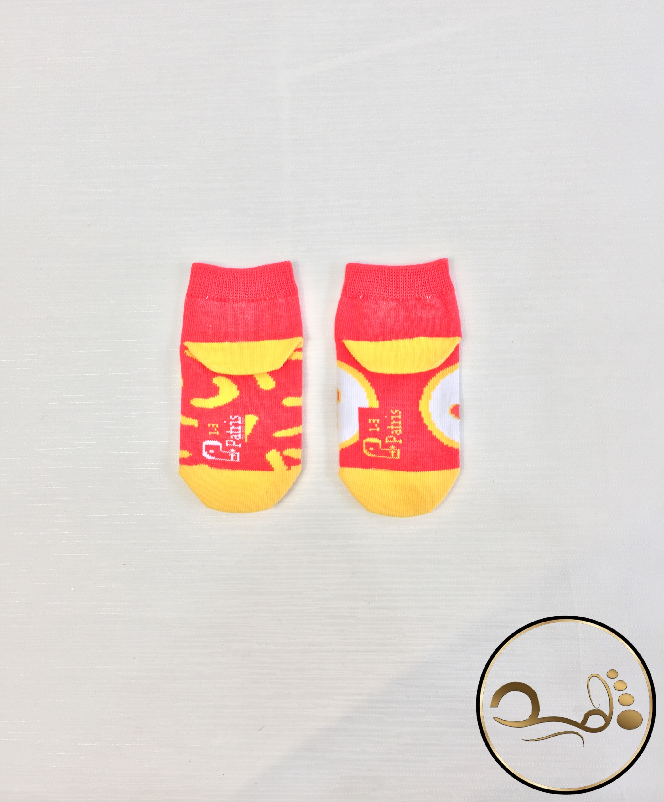 جوراب مچی بچگانه برند Patris طرح پفک نمکی (تا به تا) مناسب 1 تا 3 سال — تصویر ۵