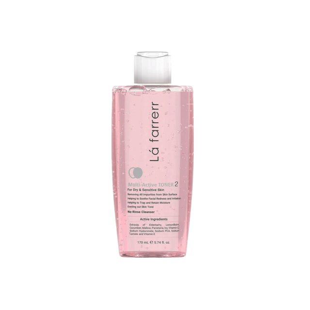 تونر پاک کننده صورت لافارر مدل Dry &amp; Sensitive Skin کد 2 حجم 170 میلی لیتر — تصویر ۲