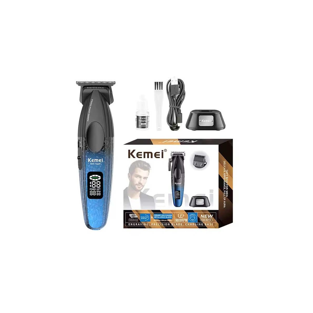 ماشین اصلاح کیمی مدل Km-1669 — تصویر ۴